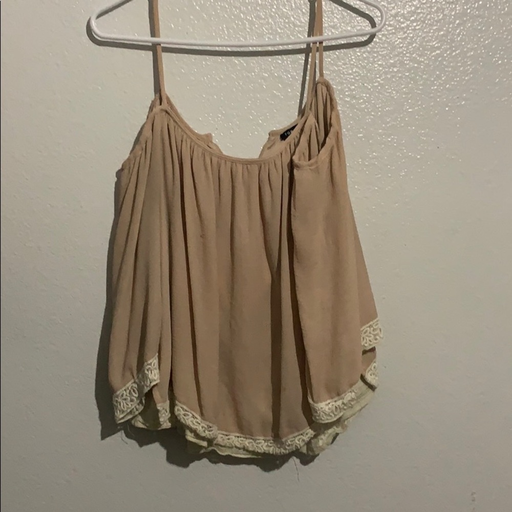 Off the shoulder tank top